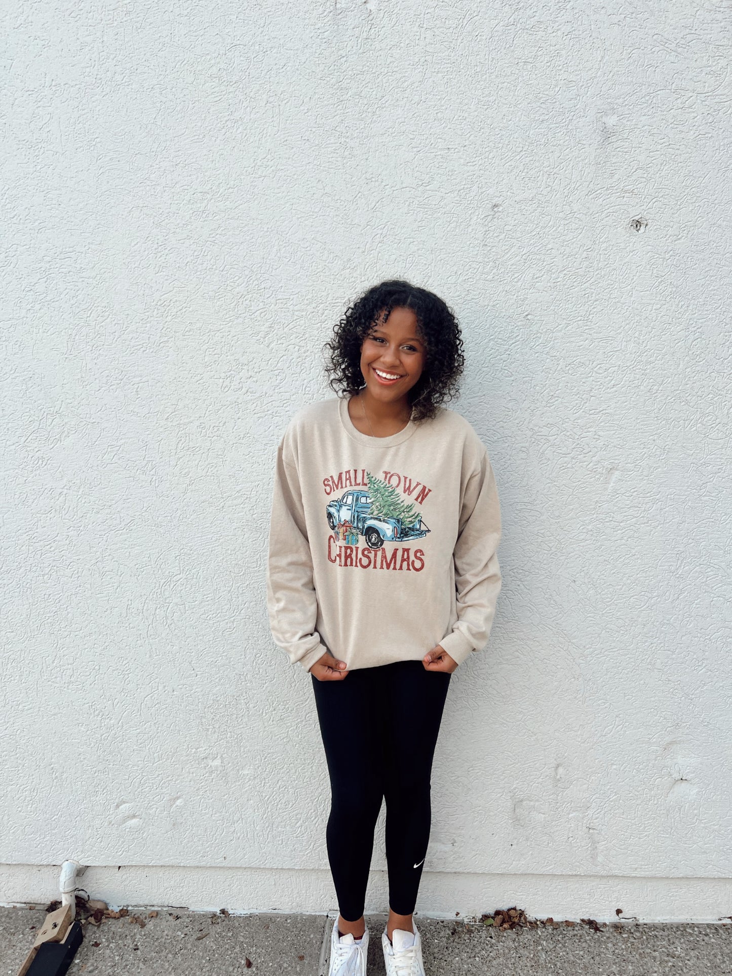 Small Town Christmas Crewneck Sweatshirt
