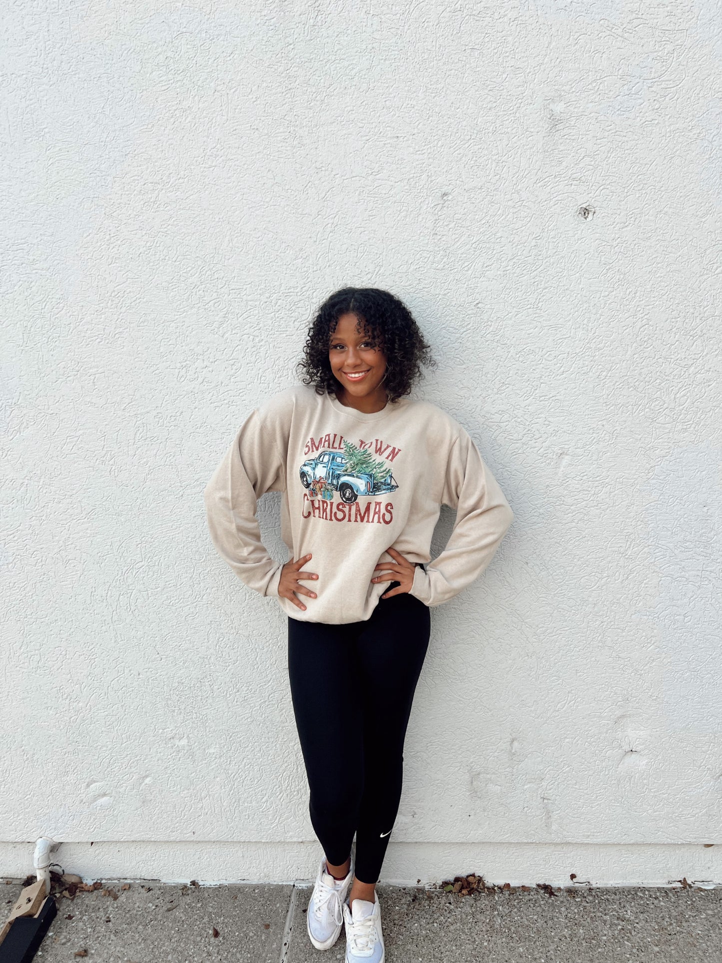 Small Town Christmas Crewneck Sweatshirt