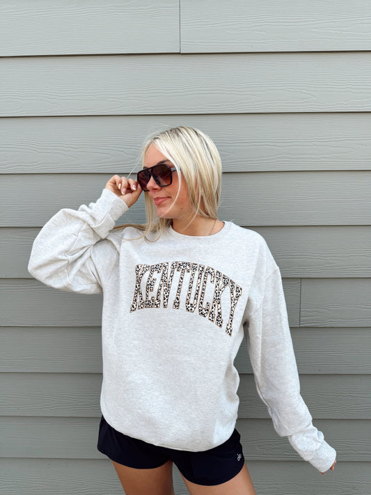 Cheetah Kentucky Crewneck