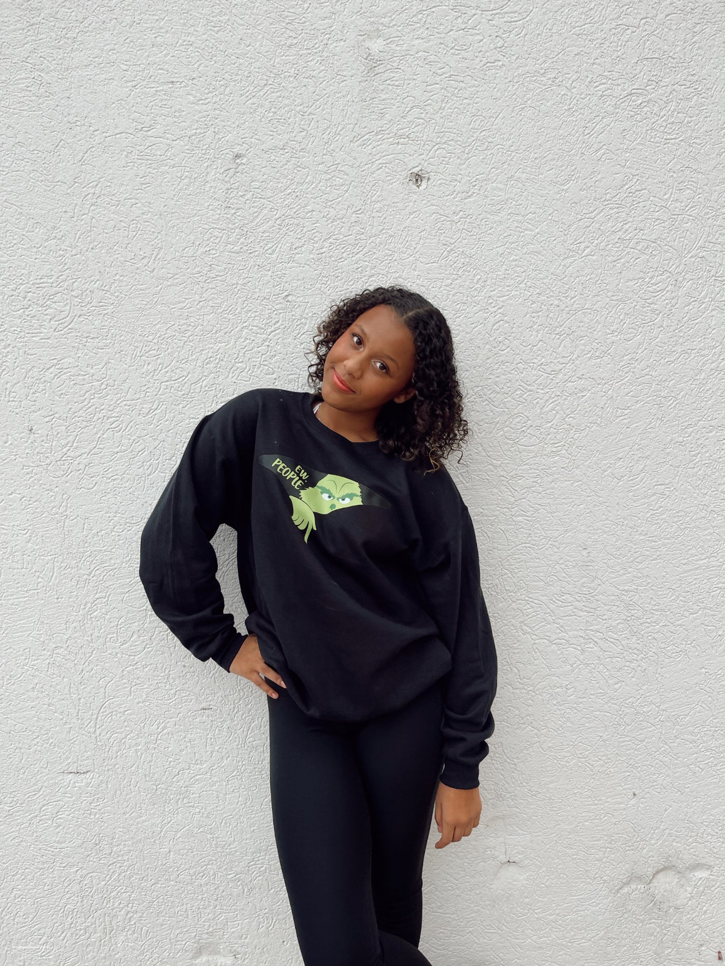 Ew People Grinch Christmas Crewneck Sweatshirt