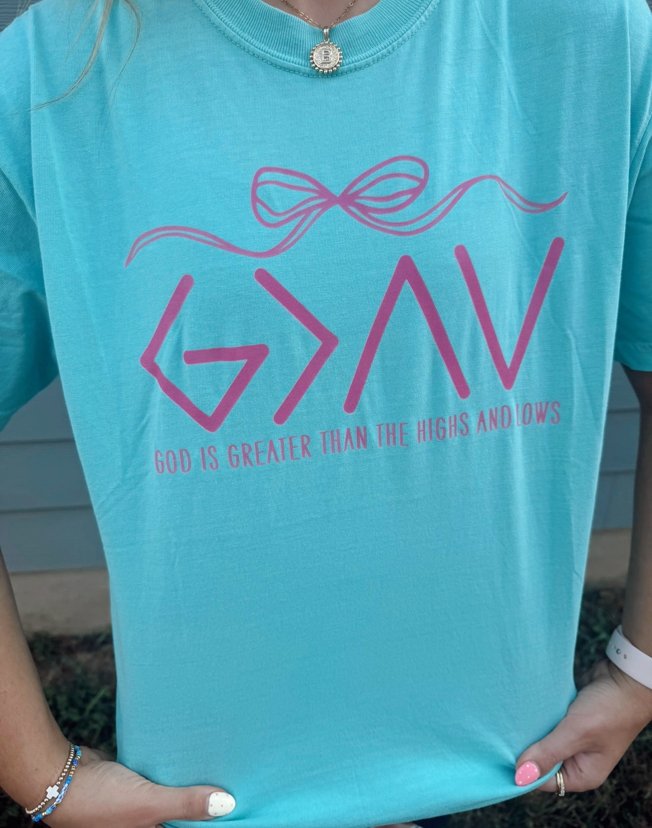 God Is Greater Than The Highs And Lows Graphic Tee