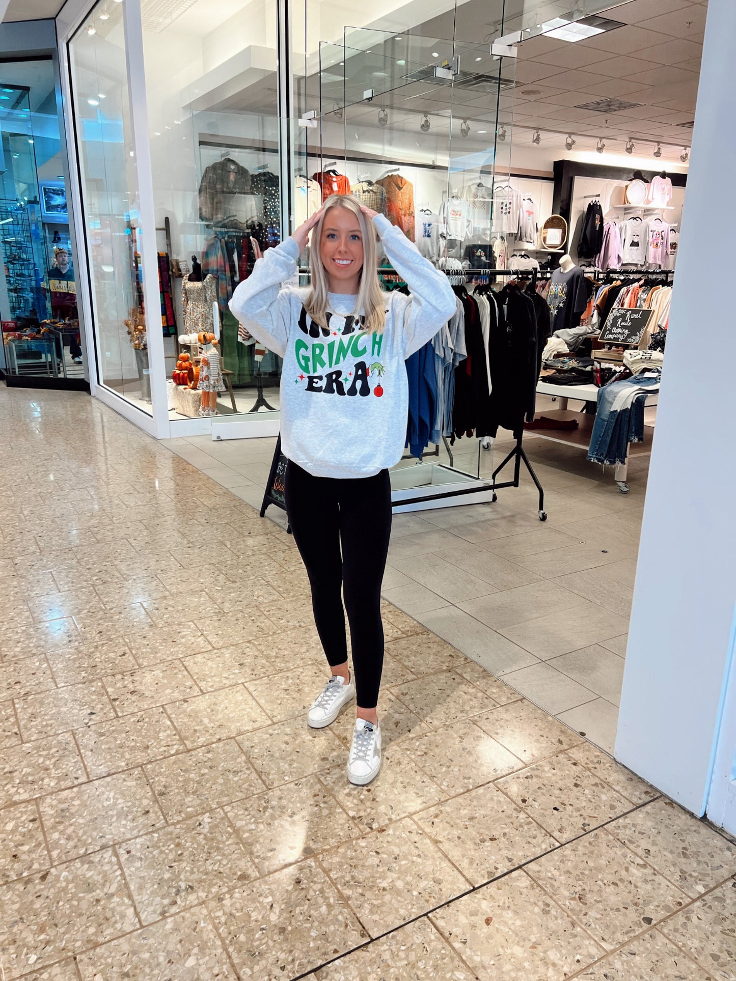 In My Grinch Era Christmas Crewneck Sweatshirt