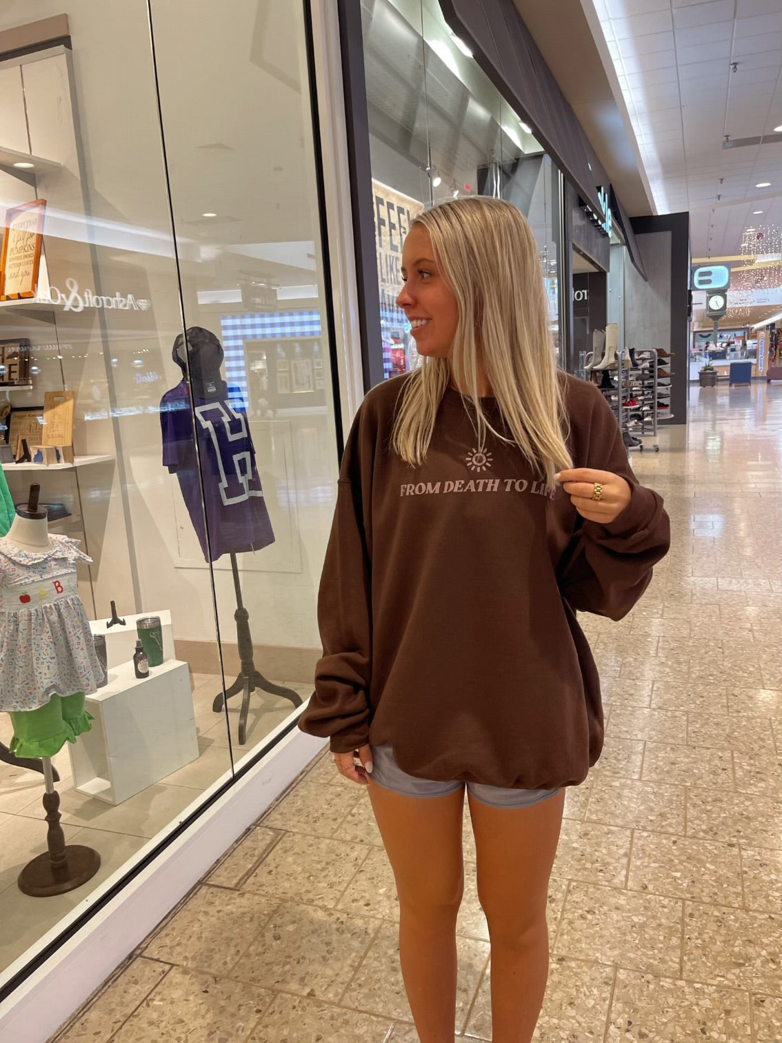 Death Could Not Hold Him Graphic Crewneck Sweatshirt