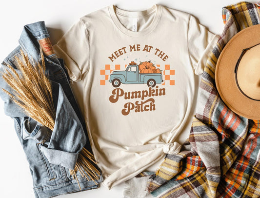 Meet me at the Pumpkin Patch Comfort Colors Graphic Tee