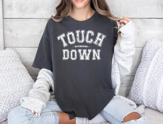 Touch Down Comfort Colors Graphic Tee