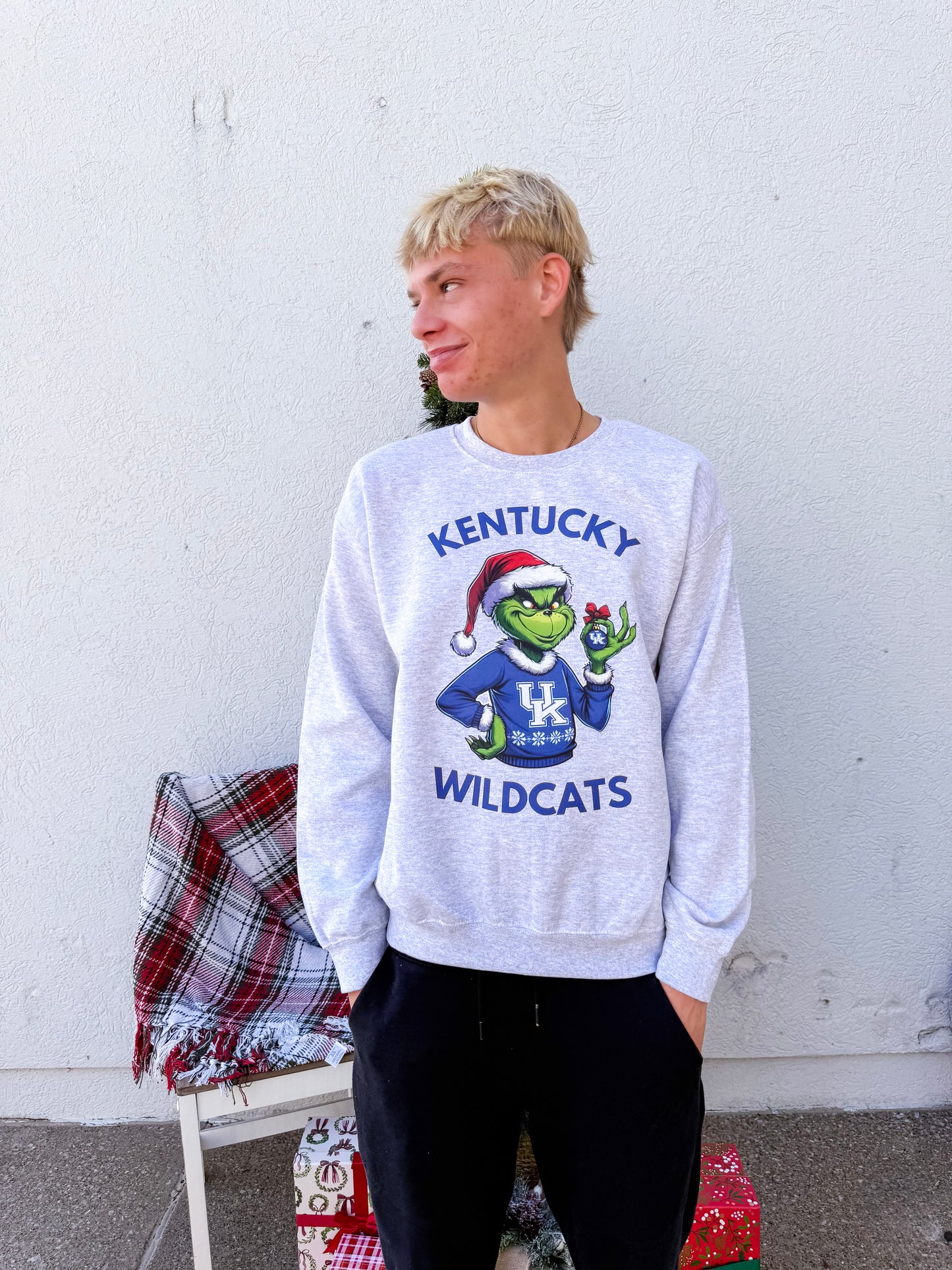 Kentucky Wildcats Christmas Crewneck