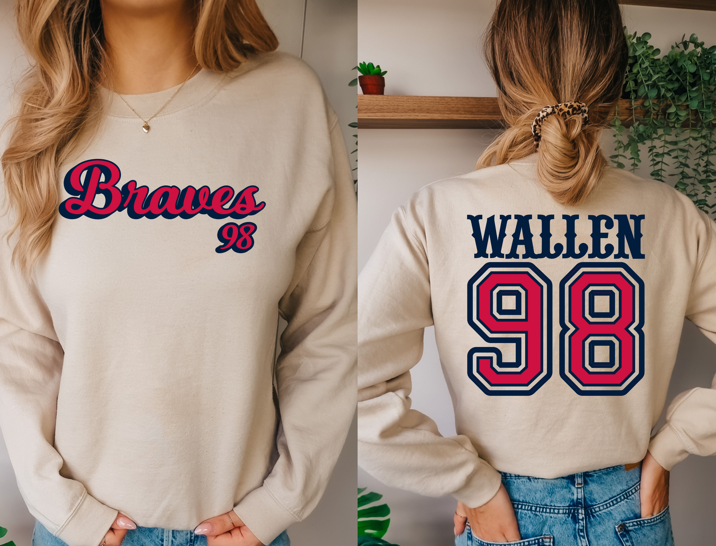 Morgan Wallen Braves Crewneck Sweatshirt